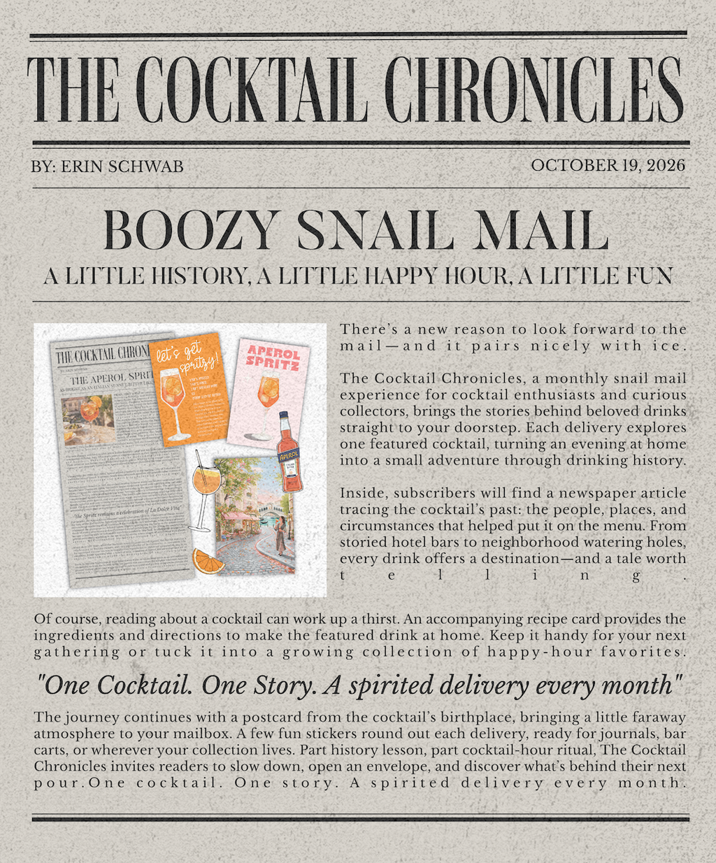 The Cocktail Chronicles